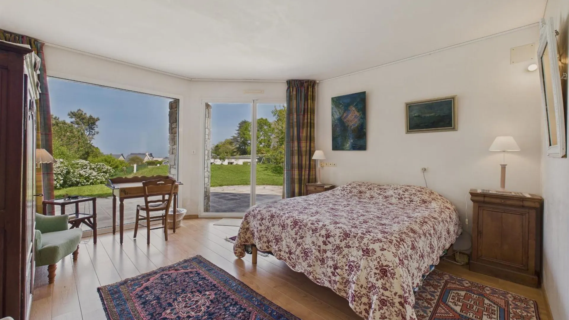 Vue Mer - Grande Maison Pour 7 Adultes Et 1 Enfant Trévou-Tréguignec Feriehus